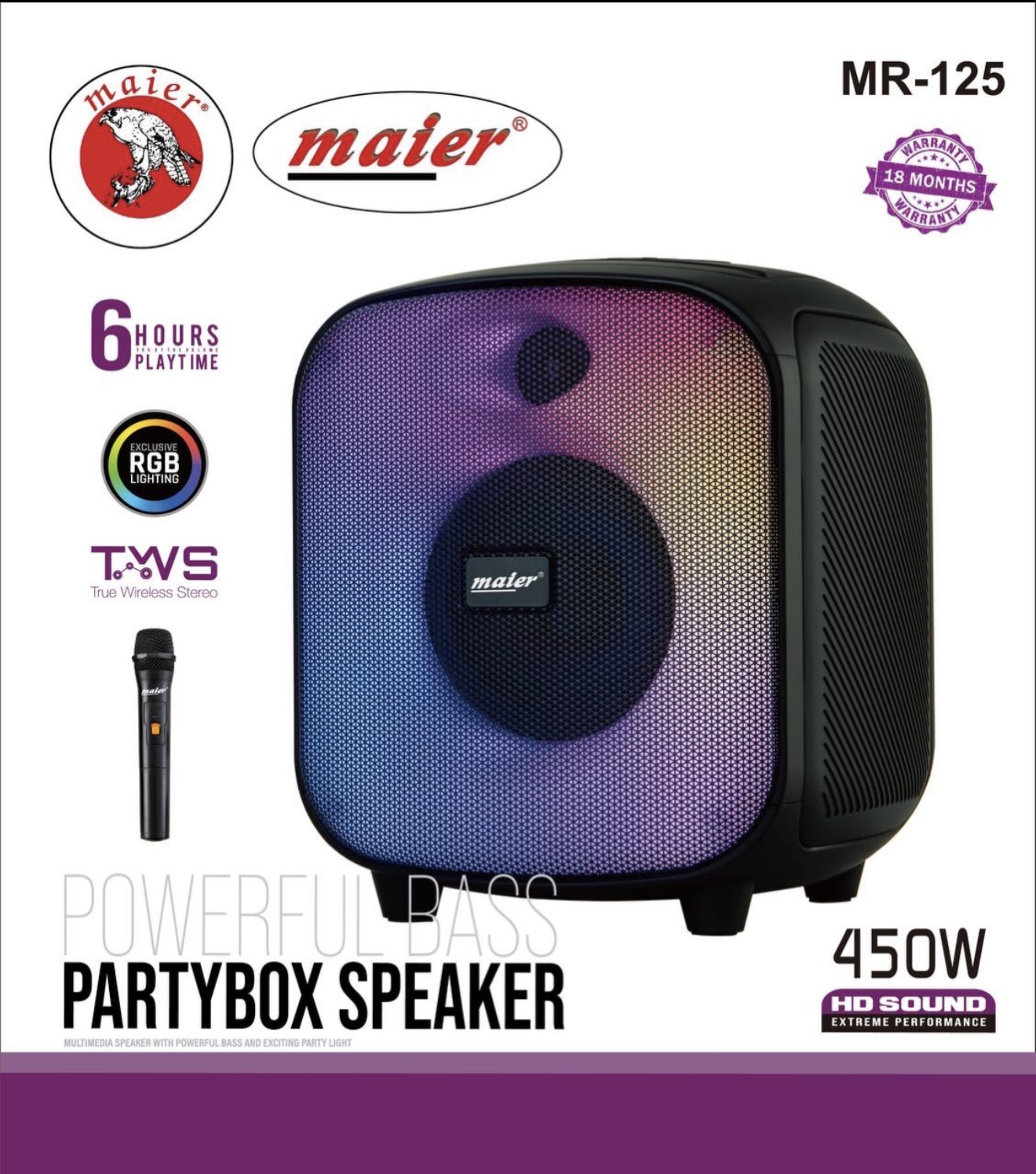 پارتی باکس مایر مدل MR-125